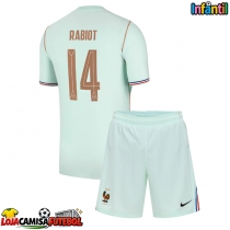 Camisa de Futebol França Adrien Rabiot #14 Equipamento Secundário Infantil Mundo 2026 Manga Curta (+ Calças curtas)